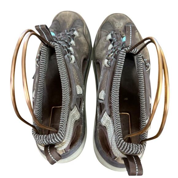 Teva Terra Float Travel Brown Leather Sandals Closed Toe Sporty Shoes sz 7.5 - Picture 10 of 16